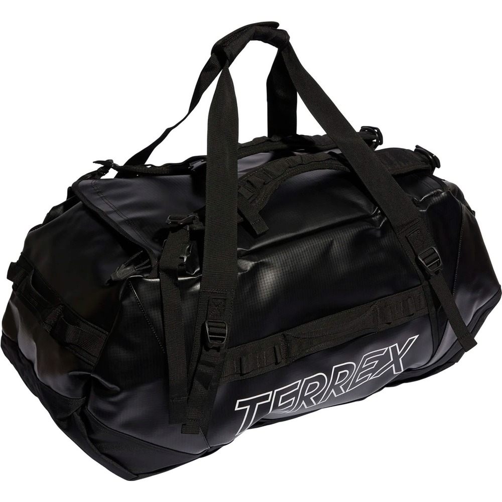 Adidas Terrex RAIN.RDY Expedition Duffel Bag 100L Black CORDURA IC5652